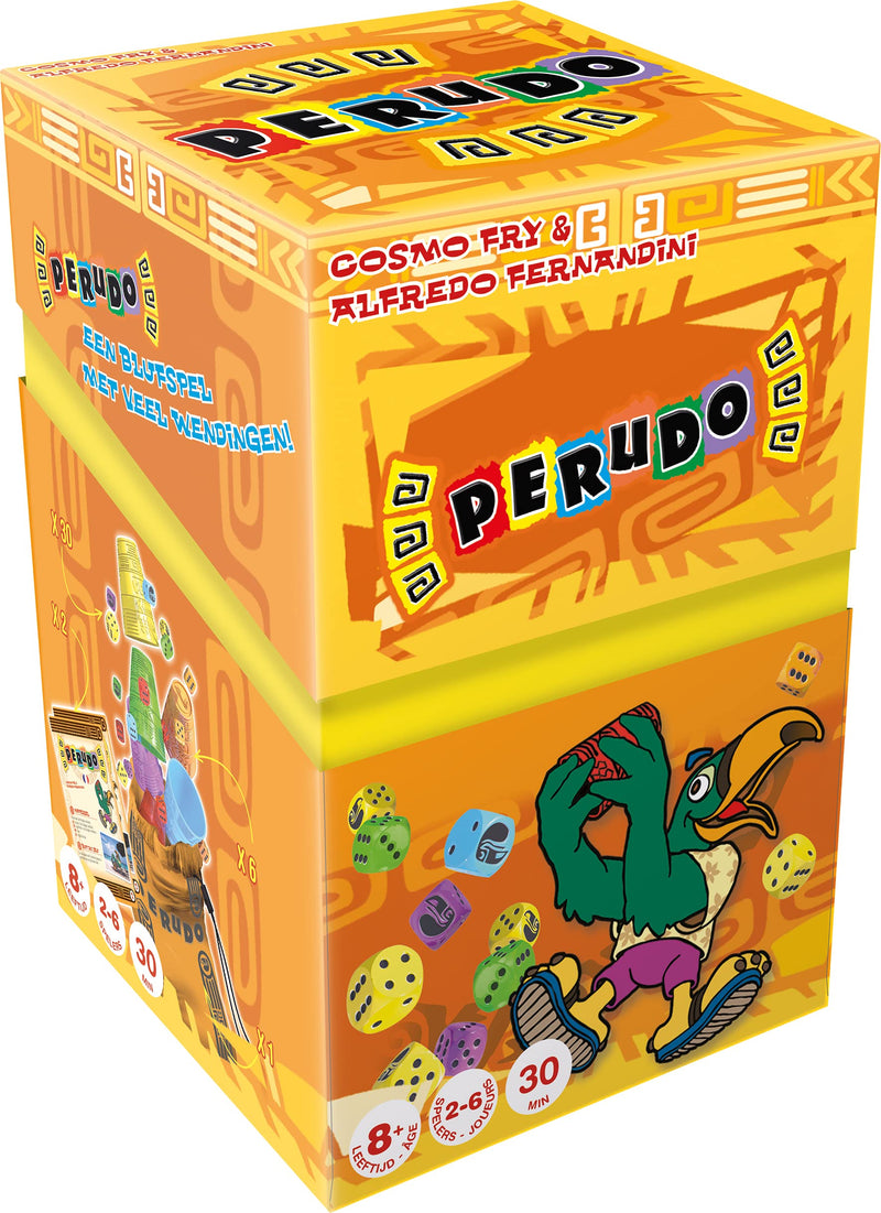 Asmodée PE01BN Gesellschaftsspiel Perudo, in Einer Box