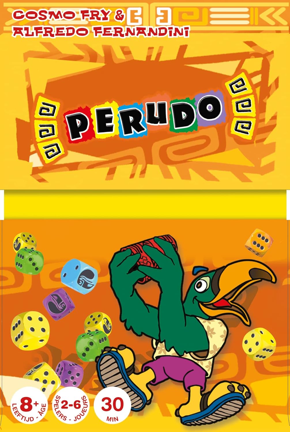 Asmodée PE01BN Gesellschaftsspiel Perudo, in Einer Box