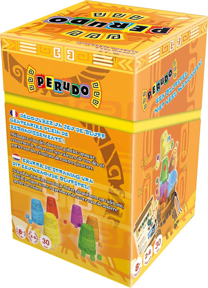 Asmodée PE01BN Gesellschaftsspiel Perudo, in Einer Box