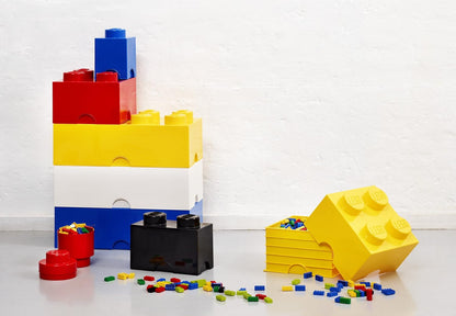Contenitore Lego Brick 4 Giallo