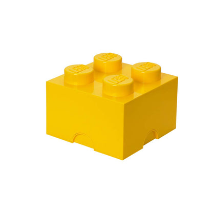 Contenitore Lego Brick 4 Giallo