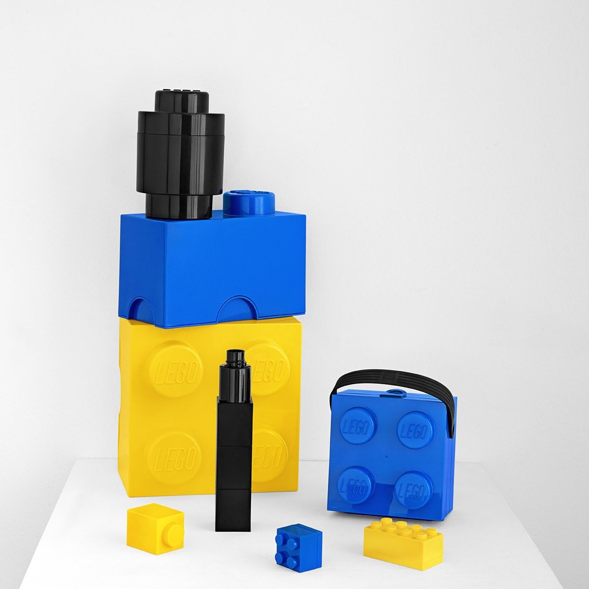 Contenitore Lego Brick 4 Giallo