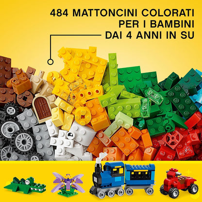 LEGO 10696 Classic Mittelgroße Bausteine-Box, Bausteine mit Aufbewahrungsbox für Kinder, Geschenk für Jungen und Mädchen ab 4 Jahren