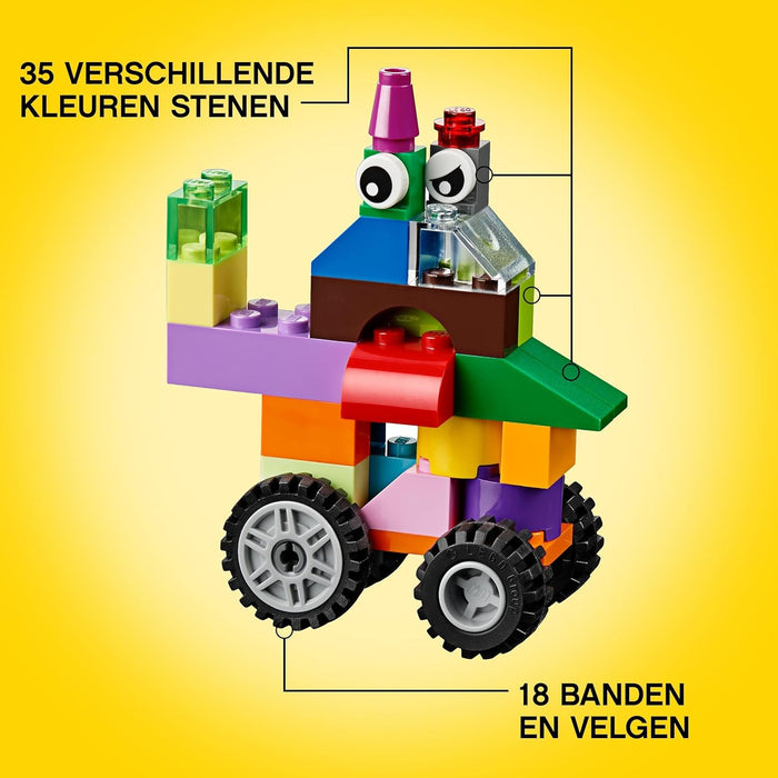LEGO 10696 Classic Mittelgroße Bausteine-Box, Bausteine mit Aufbewahrungsbox für Kinder, Geschenk für Jungen und Mädchen ab 4 Jahren