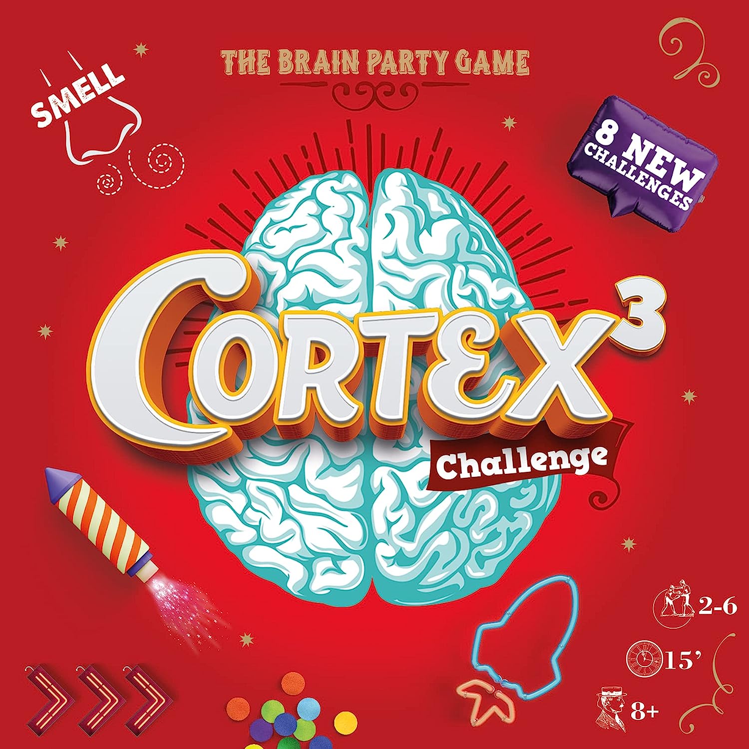 Zygomatic | Cortex Challenge: 3rd Edition| Card Game | Ages 8+ | 2-6 Players | 15 Minutes Playing Time