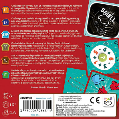 Zygomatic | Cortex Challenge: 3rd Edition| Card Game | Ages 8+ | 2-6 Players | 15 Minutes Playing Time