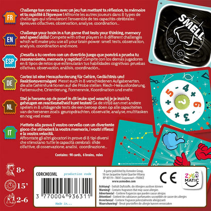 Zygomatic | Cortex Challenge: 3rd Edition| Card Game | Ages 8+ | 2-6 Players | 15 Minutes Playing Time