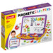 Quercetti Magnetic Letters Kit, 38 x 27 cm - 48 Letters, Includes Board, Templates, Writing Pen & Storage Case