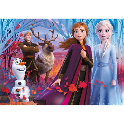 Clementoni - Puzzle infantil 104 piezas Frozen, puzzle infantil Disney a partir de 6 años (27274