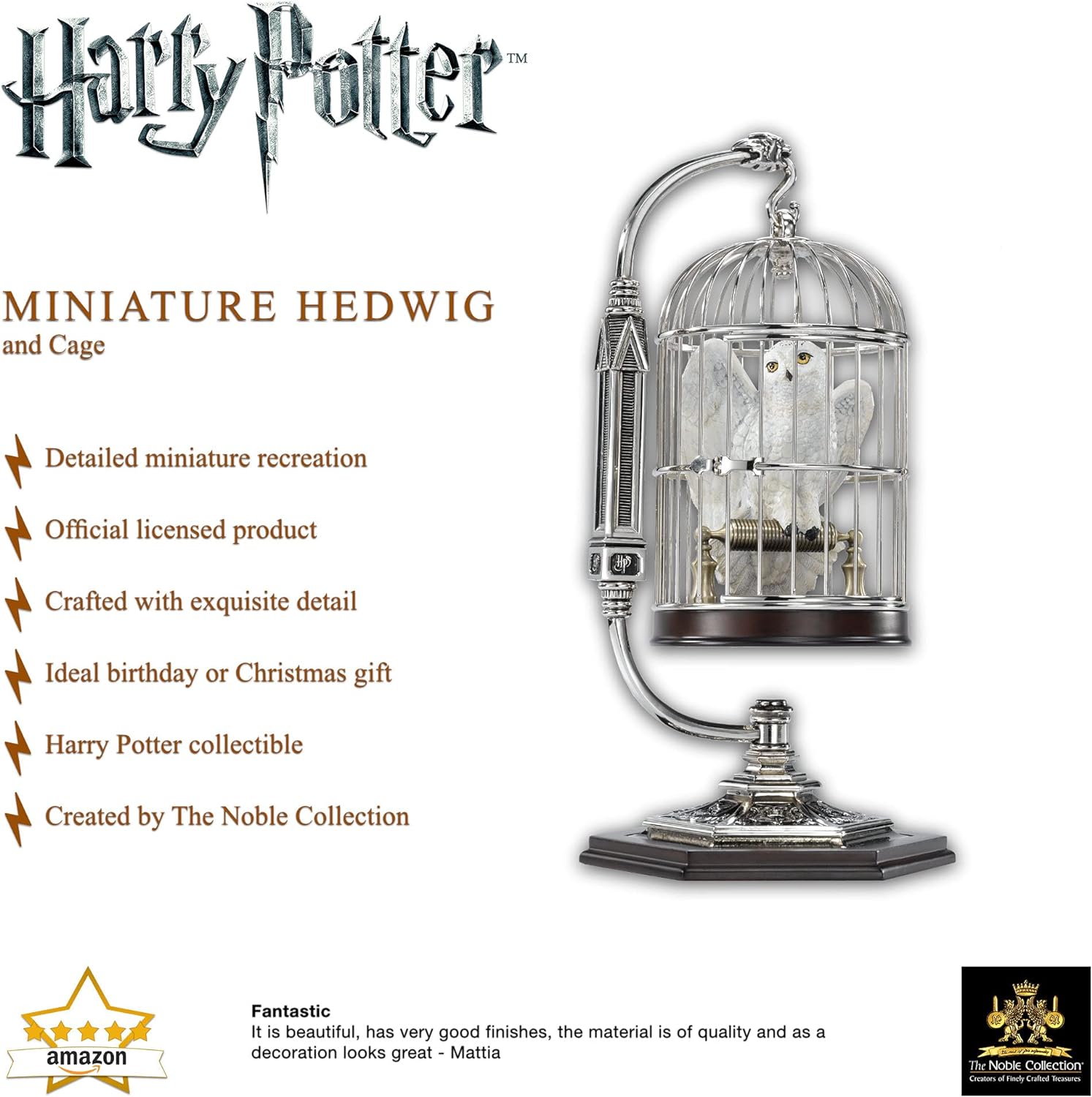 La Nobile Collezione In Miniatura Hedwig In Gabbia