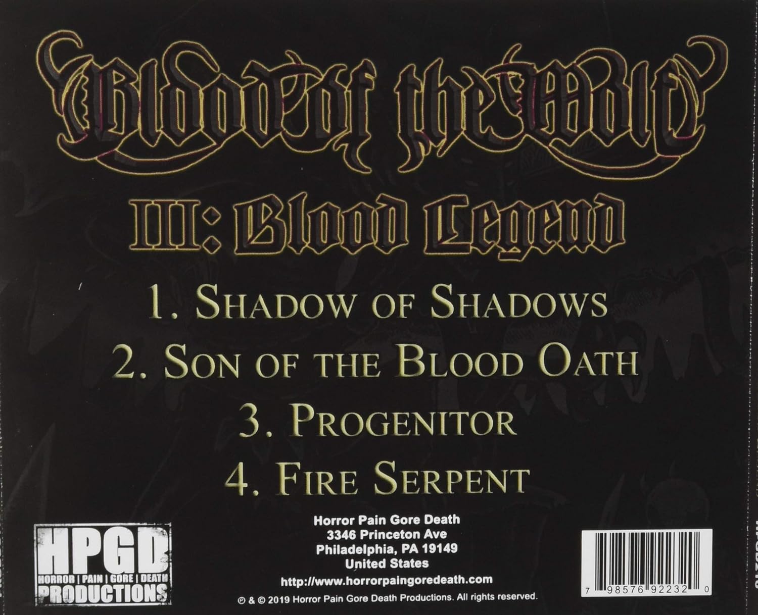 Blood Of The Wolf, Vol. III: Blood Legend