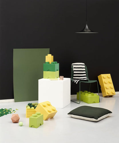 Contenitore Lego Brick 4 Verde