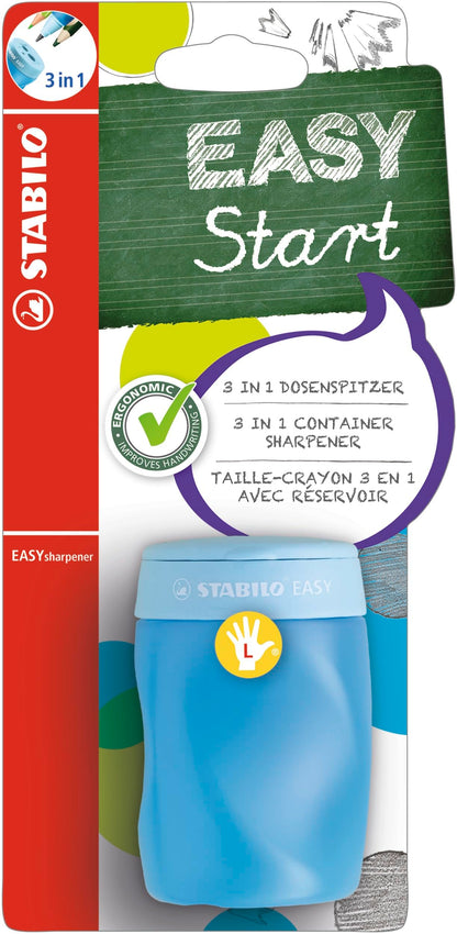 Ergonomische puntenslijper voor linkshandigen - STABILO EASYsharpener - 3 in 1
