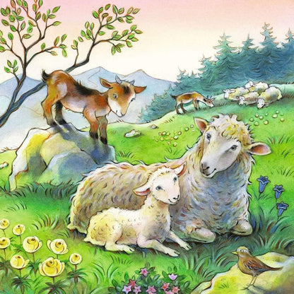 Ravensburger Kinderpuzzle - 08029 Kuschelzeit - Puzzle für Kinder ab 5 Jahren, mit 3x49 Teilen