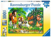 Ravensburger Kinderpuzzle - 10689 Versammlung der Tiere - Tier-Puzzle für Kinder ab 6 Jahren, mit 100 Teilen im XXL-Format