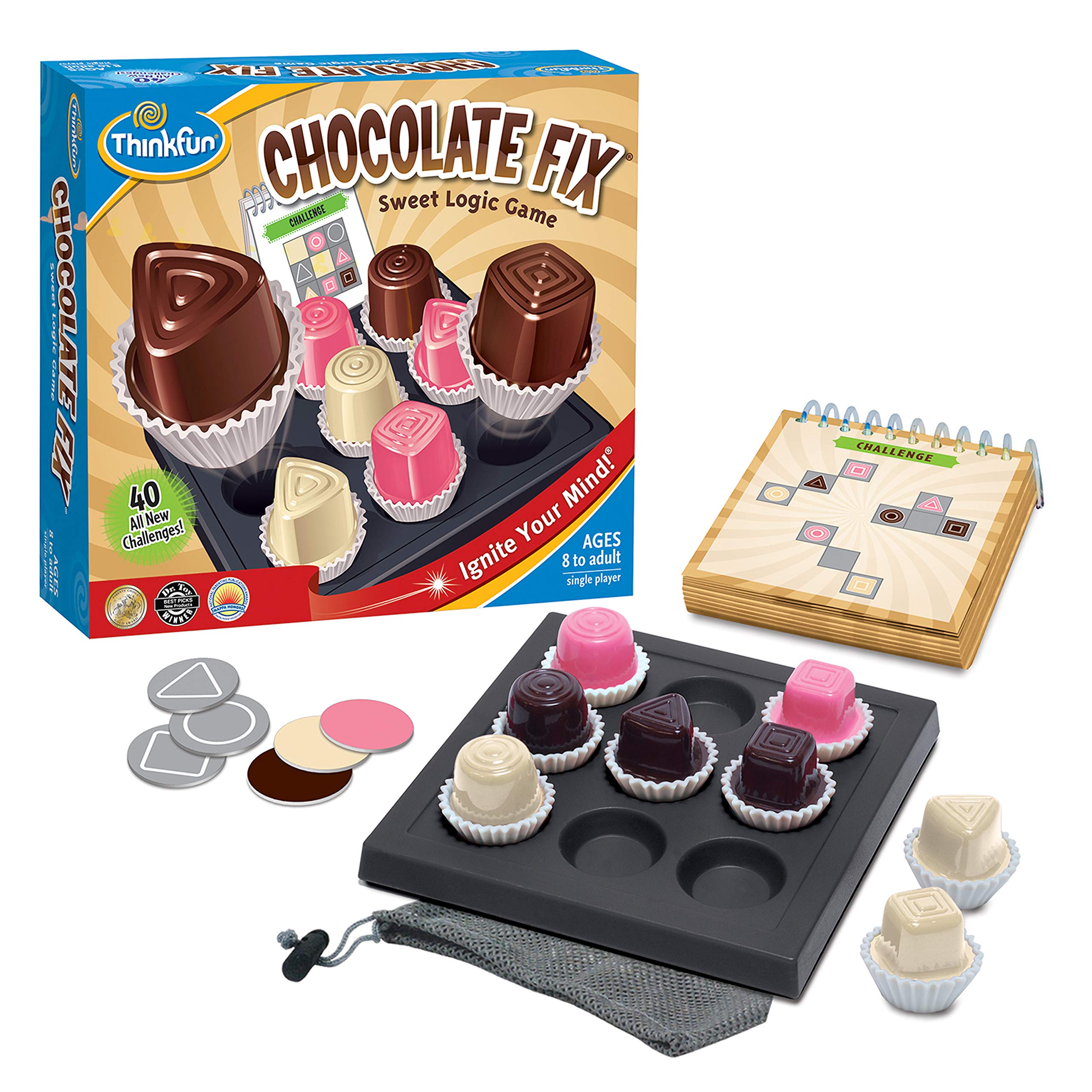 ThinkFun Chocolate Fix - Award Winning Logic Game and STEM Toy For Age 8 and Up