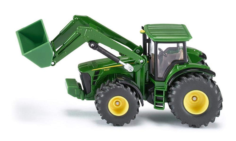 siku 1982, John Deere with Front Loader, 1:50, Metal/Plastic, Green, Multifunctional Tractor with Front Loader 1:50