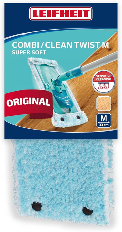Leifheit - Overtrek Extra Soft Voor Twister - Clean Twist / Combi Clean (33Cm)