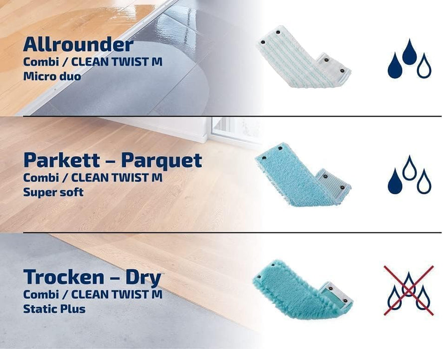 Leifheit - Overtrek Extra Soft Voor Twister - Clean Twist / Combi Clean (33Cm)