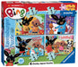 Ravensburger-6834 Ravensburger Bing Bunny-My First Jigsaw Puzzles (2, 3, 4 y 5 Piezas) Juguete para niños de 18 Meses y más, Multicolor (6834