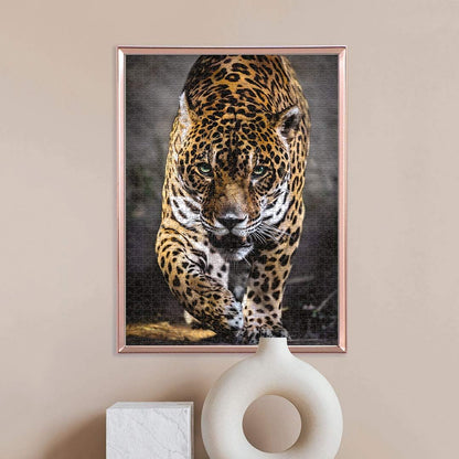 Clementoni - Puzzle 1000 piezas paisaje animales, Jaguar, Puzzle adulto (39326