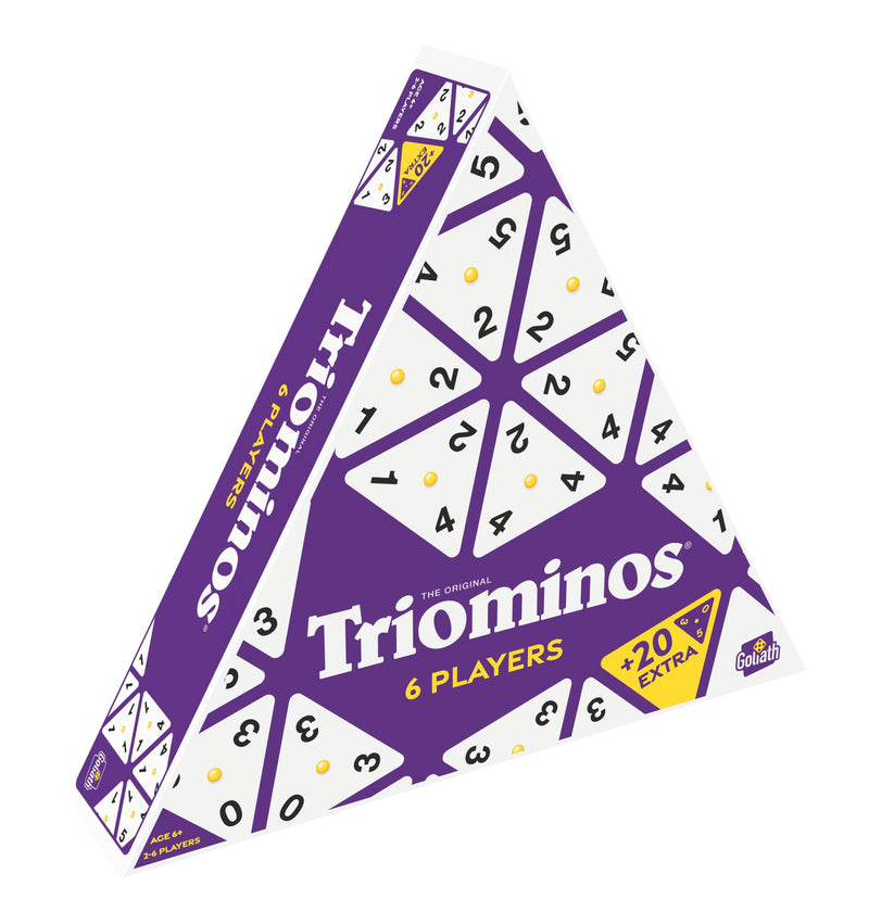 Goliath - Triominos for 6 players - board game - for ages 6 and up - to play with family and friends - strategy game - from 2 to 6 players,Blue