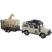 Kids Globe 521723 Traffic Die Cast 'Landrover Defender' (Pull Back, Giraffe Pendant), Beige, Brown, Black