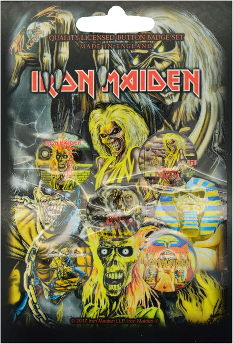 Iron Maiden: Early Albums Button (Badge Pack)