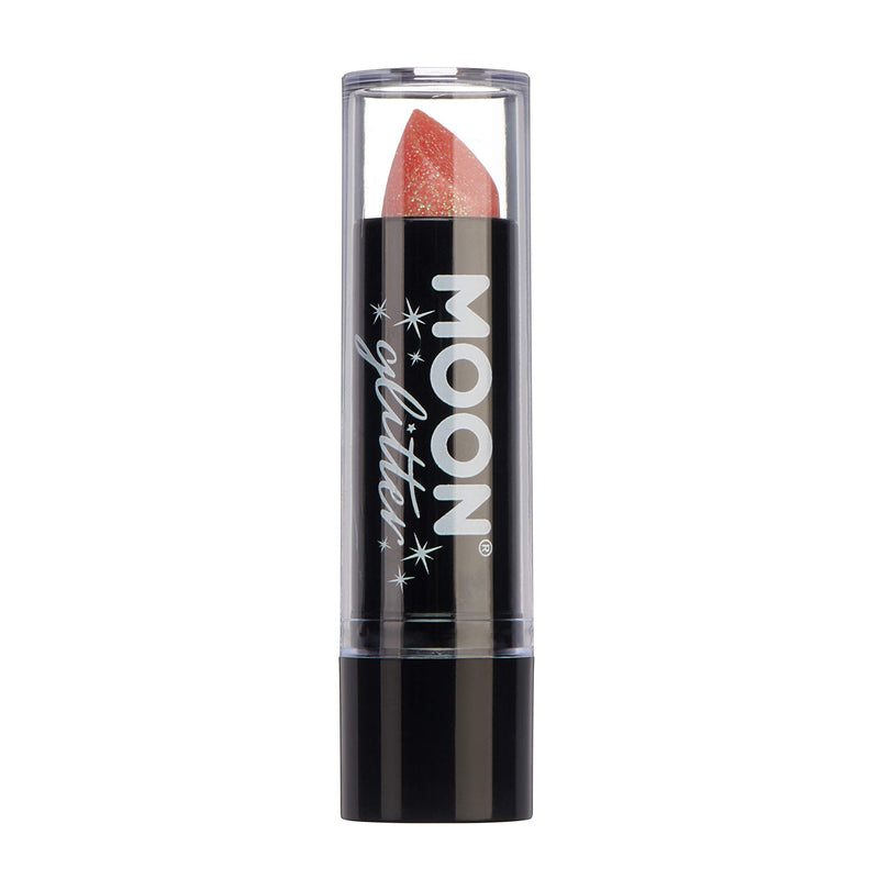 Smiffys Moon Glitter Iridescent Glitter Lipstick, Orange