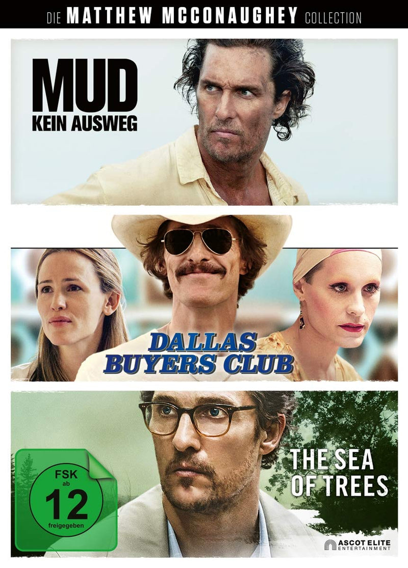 Die Matthew McConaughey Collection: Mud - Kein Ausweg / Dallas Buyers Club / The Sea of Trees