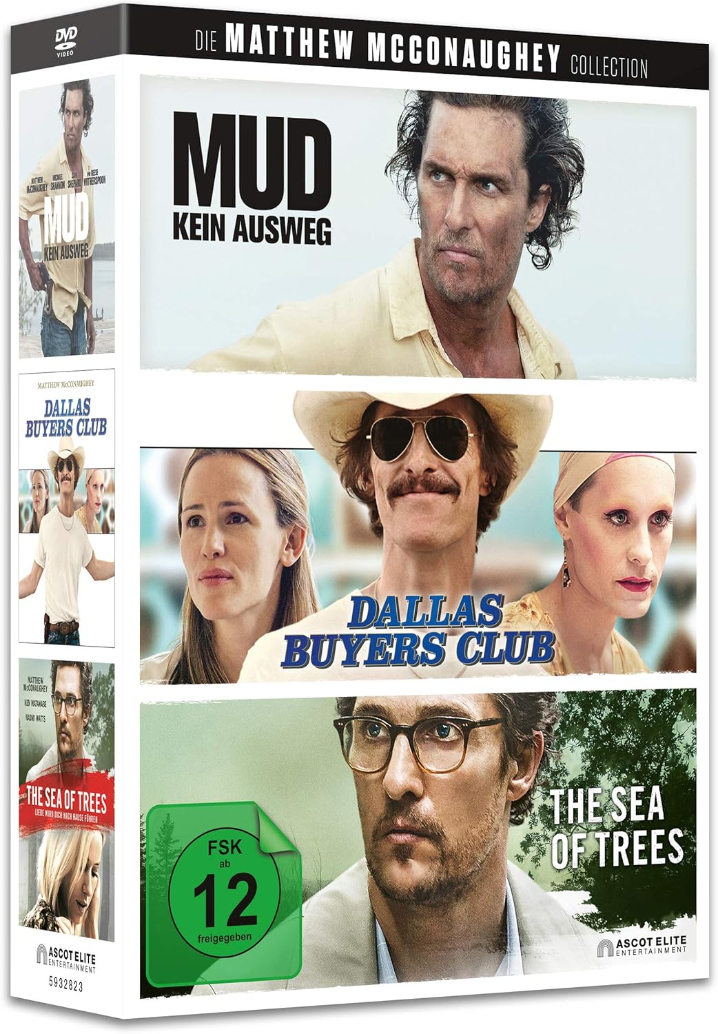 Die Matthew McConaughey Collection: Mud - Kein Ausweg / Dallas Buyers Club / The Sea of Trees