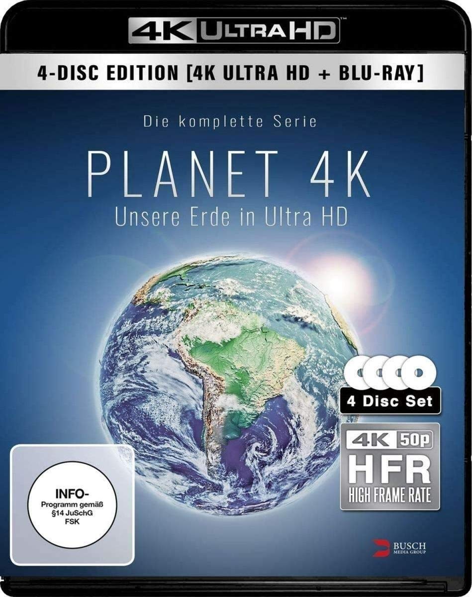 Planet 4K - Unsere Erde in Ultra-HD (2 x 4K Ultra-HD-BD + 2 x BD)
