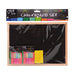 Johntoy 28166 Crea Kids Chalkboard 29 x 21 cm with Accessories, Black