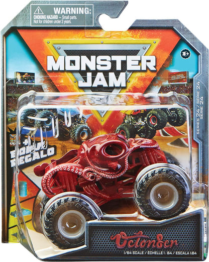 Monster Jam, Official Monster Truck, Die-Cast Vehicle, 1:64 Scale, Kids’ Toys for Boys Ages 3 and up Pack of 1