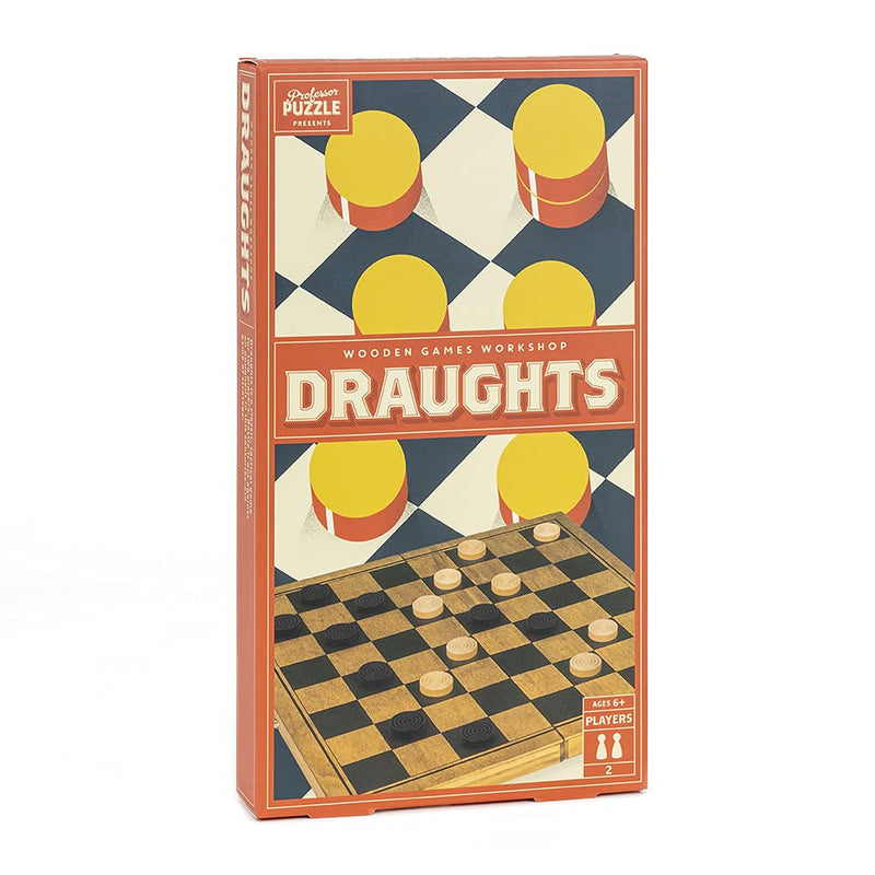 PROFESSOR PUZZL- Dames - Draughts (Jeux DE Societe), Multicolor (WGW1549