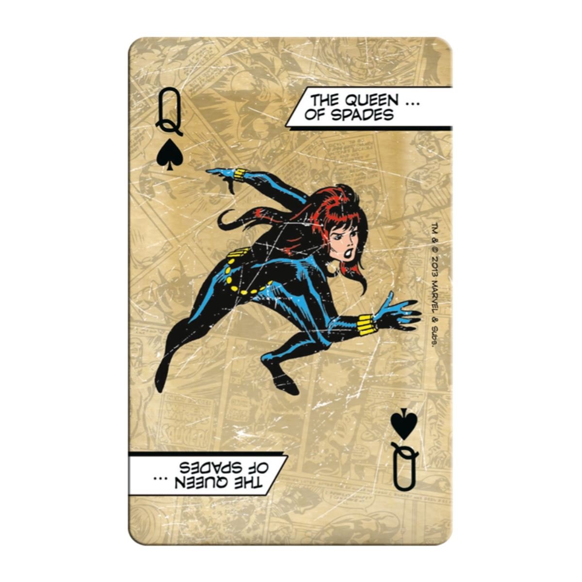 Waddingtons Number 1 Marvel Comic Retro Playing Card Game, play with superheroes including Iron Man, Spider-Man and Captain America, great gift ages 6 plus