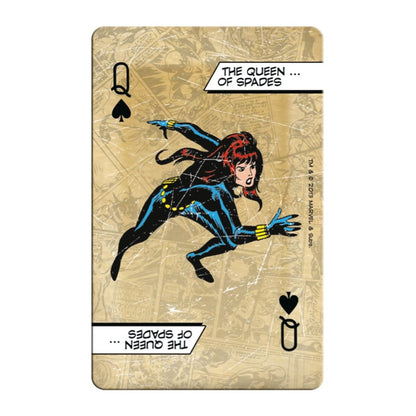 Waddingtons Number 1 Marvel Comic Retro Playing Card Game, play with superheroes including Iron Man, Spider-Man and Captain America, great gift ages 6 plus