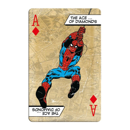 Waddingtons Number 1 Marvel Comic Retro Playing Card Game, play with superheroes including Iron Man, Spider-Man and Captain America, great gift ages 6 plus