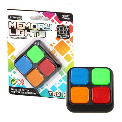fun-cadeautjes - Memospel Licht & Geluid Pocket (1 TOYS