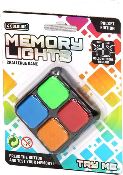fun-cadeautjes - Memospel Licht & Geluid Pocket (1 TOYS