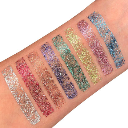 Smiffys Moon Glitter Holographic Glitter Lipstick, Red