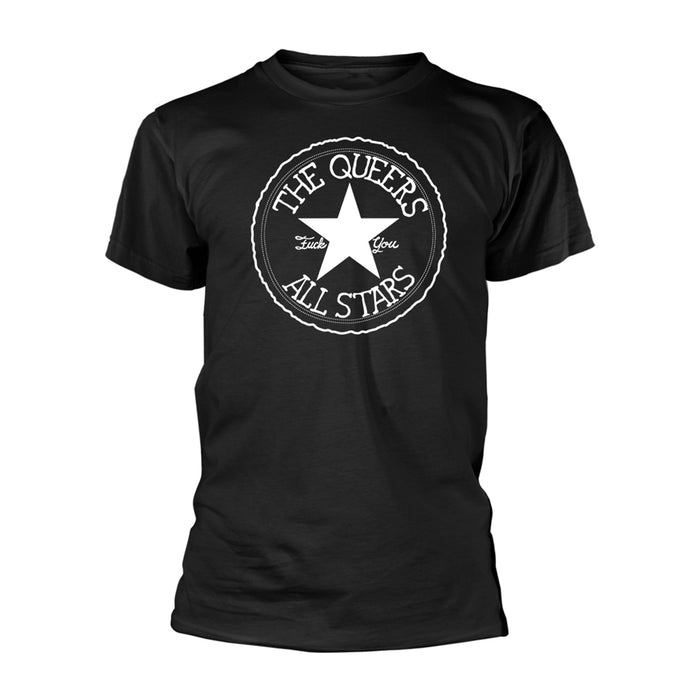 The Queers T Shirt All Stars Band Logo Official Mens