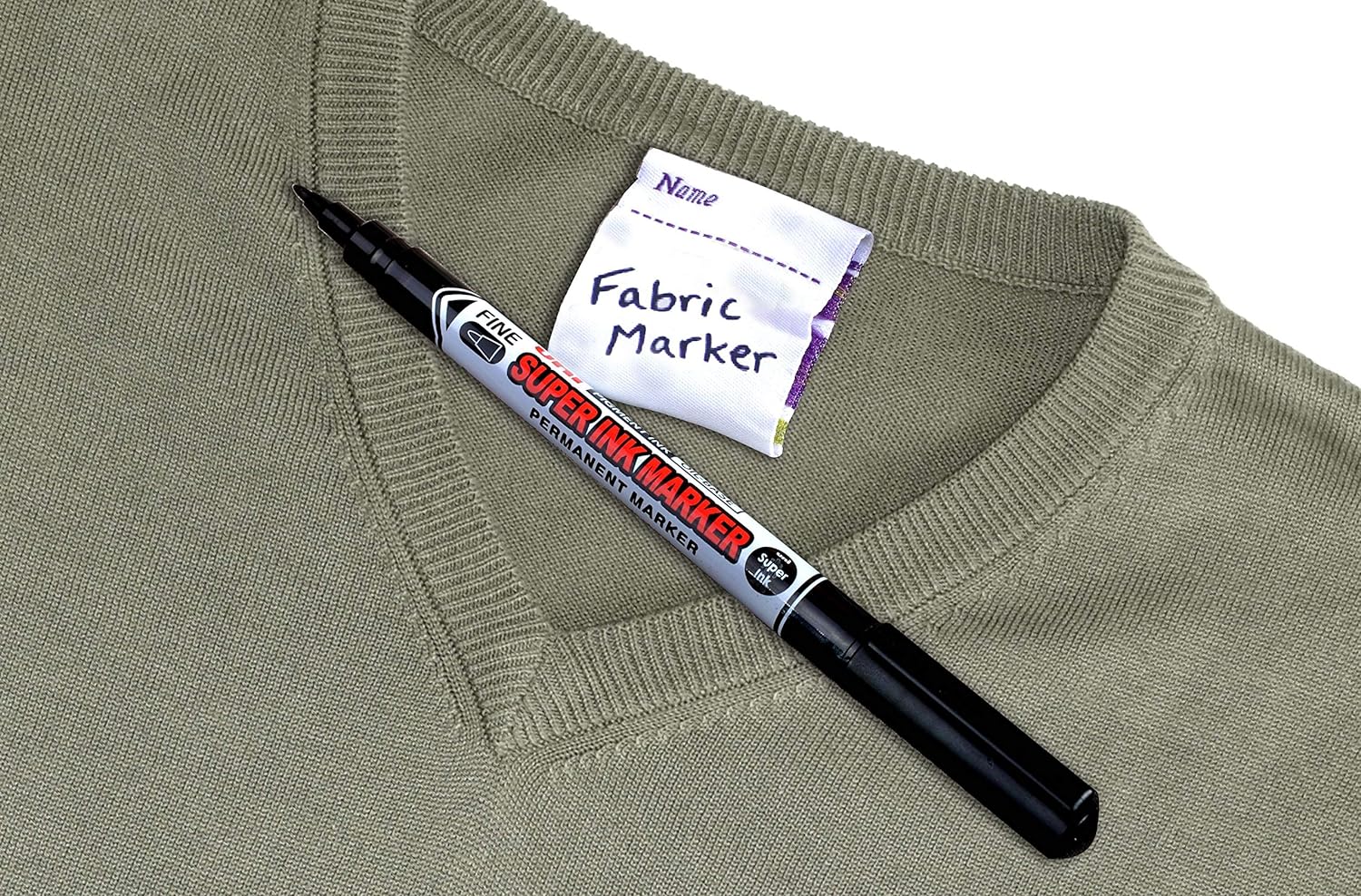 Uni Super Ink Marker PNA-125 Black Plastic Free Packaging Pack 2