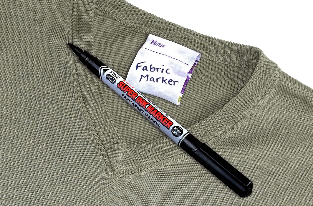 Uni Super Ink Marker PNA-125 Black Plastic Free Packaging Pack 2