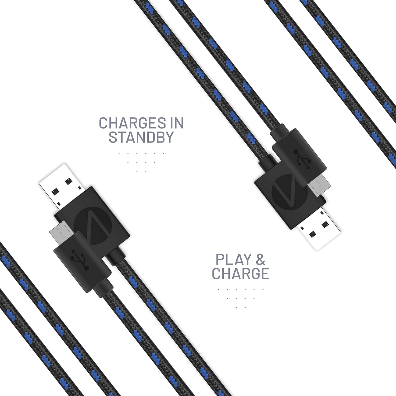 Stealth PS4 Twin Play & Charge Cables (2x3m) (PS4)