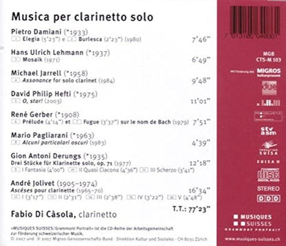 Musica Per Clarinetto Solo