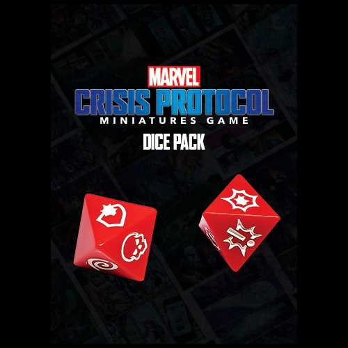 Atomic Mass Games | Marvel Crisis Protocol: Accessory: Dice Pack | Miniatures Game | Ages 10+ | 2+ Players | 45 Minutes Playing Time