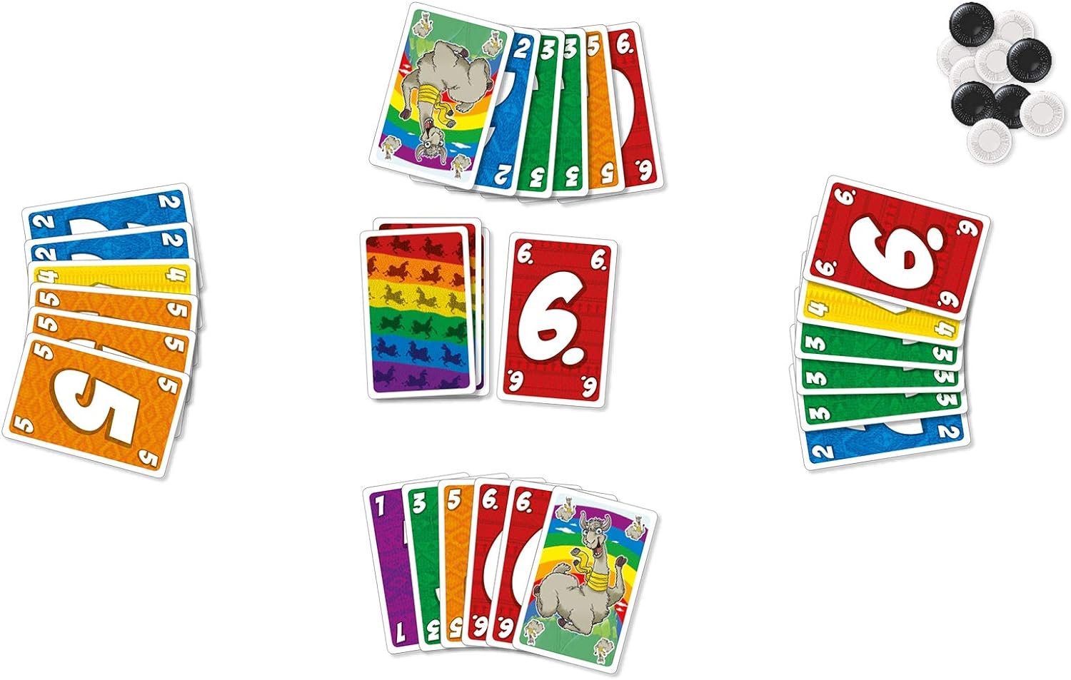 999 Games - LAMA Kaartspel - vanaf 8 jaar - Genomineerd voor speelgoed van het jaar 2020, - Reiner Knizia - voor 2 tot 6 spelers - 999-LAM01, Meerkleurig