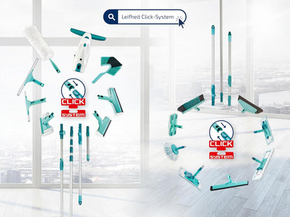 Leifheit - Rubber Broom - Click System