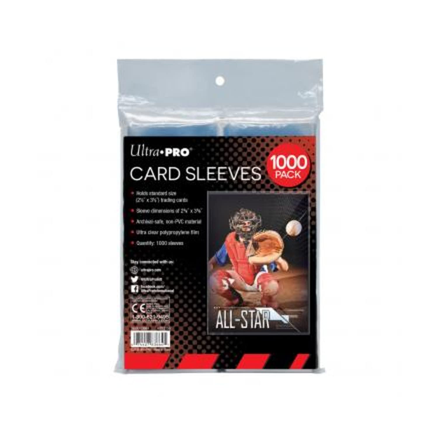 Ultra Pro - 1000 soft sleeves for trading cards (1000 count retail pack